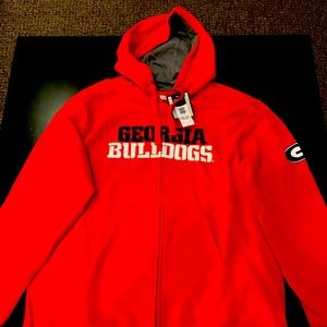 Brand new Georgia Bulldogs Zip up hoodie